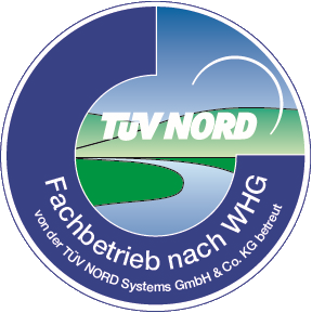 TÜV-Nord Logo. Hauschildt Mineralöl Tankschutz GmbH. Als Fachbetrieb nach WHG führen wir alle Arbeiten an Ihren Heizöltanks, Dieseltanks und Bezintanks durch.